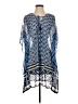 Tommy Bahama 100% Polyester Blue Kimono Size S - photo 1