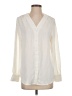 Unbranded 100% Polyester Ivory Long Sleeve Blouse Size S - photo 1