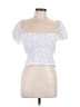 Zara White Short Sleeve Top Size L - photo 1