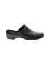 Clarks 100% Leather Black Mule/Clog Size 10 - photo 1