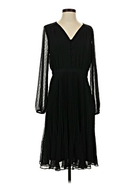 asymmetrical black cocktail dress Black Asymmetrical Off-Shoulder Midi Dress main image 1