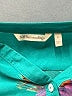 Soft Surroundings 100% Polyester Teal 3/4 Sleeve Blouse Size S - photo 7