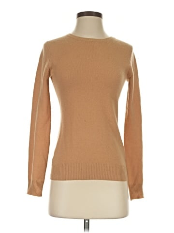 Malika Cashmere Cashmere Pullover Sweater (view 1)
