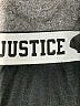Justice 100% Polyester Color Block Black Athletic Shorts Size 18 - photo 3