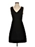 J.Crew 100% Polyester Solid Black Cocktail Dress Size 2 - photo 1