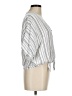 Sim & Sam 100% Rayon Silver 3/4 Sleeve Blouse Size M - photo 4