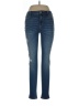 White House Black Market Hearts Blue Jeans Size 4 - photo 1