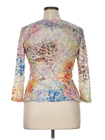 Cubism 3/4 Sleeve Top (view 2)