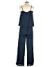Eight Sixty Solid Blue Jumpsuit Size S - photo 2