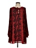 Buddy Love 100% Polyester Paisley Red Casual Dress Size S - photo 1