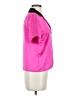 Love J Color Block Pink Short Sleeve Blouse Size M - photo 4