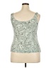Alex Evenings 100% Polyester Silver Sleeveless Top Size XXL - photo 2