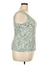 Alex Evenings 100% Polyester Silver Sleeveless Top Size XXL - photo 4
