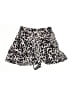 Divided by H&M 100% Rayon Animal Print Black Shorts Size 4 - photo 2