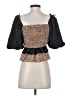La' Ven 100% Polyester Brown Tube Top Size S - photo 2