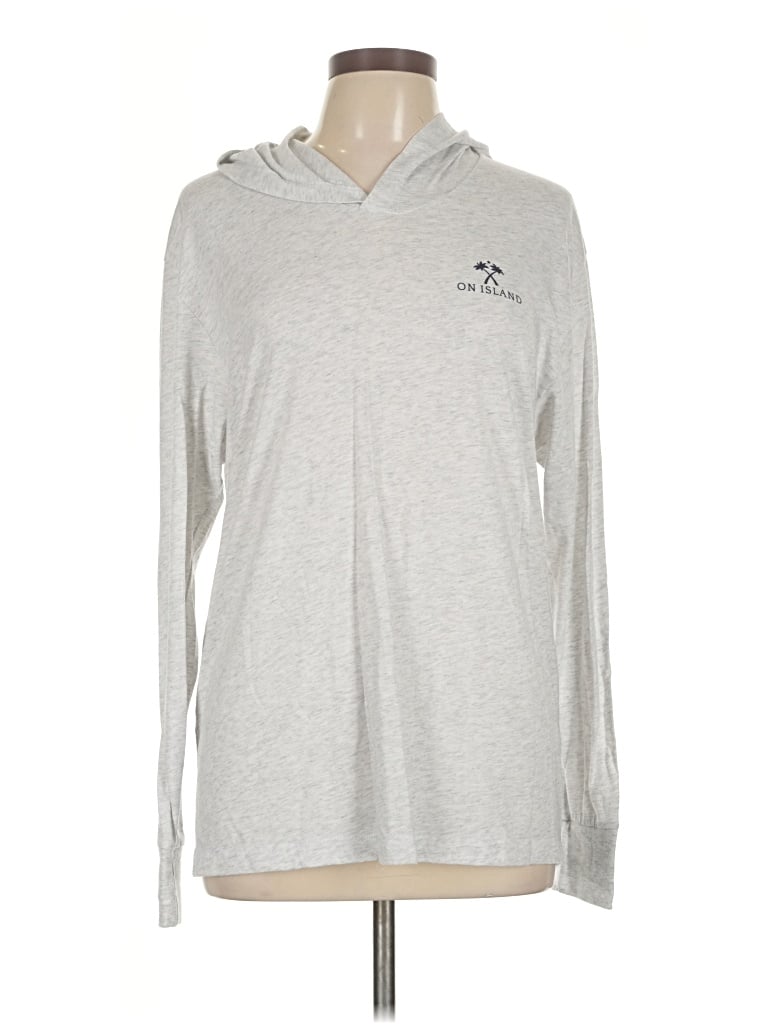 Pre-owned Next Level Apparel Sweatshirt In Silver