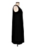 metaphor Solid Black Casual Dress Size L - photo 4
