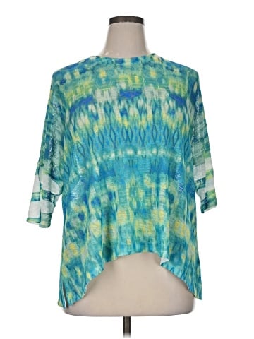 Jess & Jane 3/4 Sleeve Blouse (view 1)