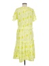 Assorted Brands 100% Viscose Yellow Cocktail Dress Size M - photo 2