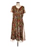 Assorted Brands 100% Polymide Paisley Brown Cocktail Dress Size 12 - photo 1