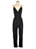 Express 100% Nylon Tweed Black Jumpsuit Size S - photo 1