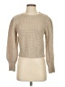 The Westside Metallic Tan Wool Pullover Sweater Size S - photo 1