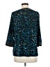 Susan Graver Teal 3/4 Sleeve Blouse Size M - photo 2