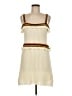 Line & Dot 100% Polyester Ivory Casual Dress Size M - photo 1