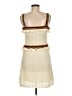 Line & Dot 100% Polyester Ivory Casual Dress Size M - photo 2