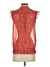 Tramp 100% Polyester Red Sleeveless Blouse Size S - photo 2