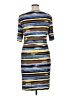 Connected Apparel Graphic Blue Cocktail Dress Size 16 - photo 2