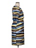 Connected Apparel Graphic Blue Cocktail Dress Size 16 - photo 4