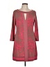 BCBGMAXAZRIA Graphic Pink Casual Dress Size L - photo 1