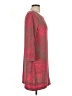 BCBGMAXAZRIA Graphic Pink Casual Dress Size L - photo 4