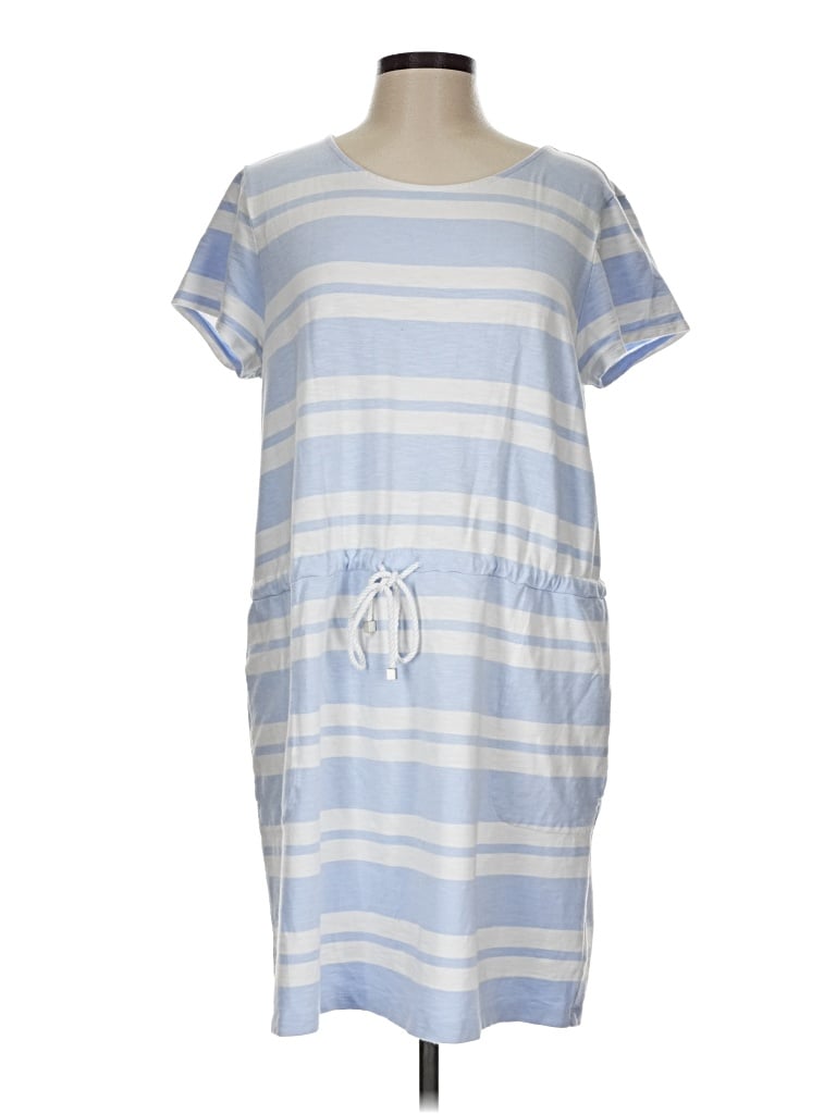 Pre-owned Lands' End Casual Dress In Blue
