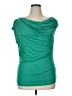 Laundry by Shelli Segal 100% Polyester Green Sleeveless Blouse Size XL - photo 1