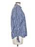 UNTUCKit 100% Cotton Checkered-gingham Blue Long Sleeve Blouse Size 6 - photo 4