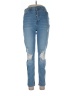 Forever 21 Hearts Blue Jeans Size 30 waist - photo 1