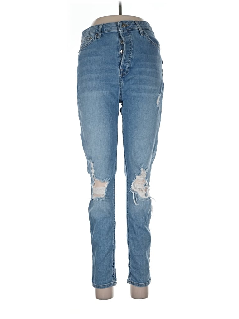 Pre-owned Forever 21 Jeans In Blue