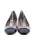 Steve Madden Color Block Gray Tan Flats Size 8 1/2 - photo 2