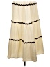 Shein 100% Polyester Chevron-herringbone Ivory Casual Skirt Size L (petite) - photo 2