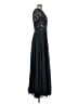 Xscape 100% Polyester Black Cocktail Dress Size 6 - photo 4