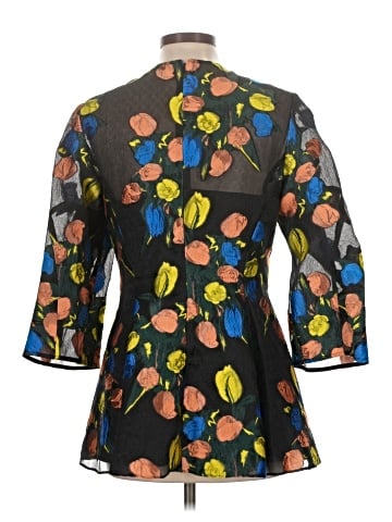 Lela Rose 3/4 Sleeve Blouse (view 2)
