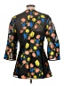 Lela Rose Black 3/4 Sleeve Blouse Size 10 - photo 2
