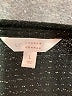 LC Lauren Conrad Metallic Black Pullover Sweater Size L - photo 7