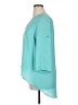 Alfani 100% Polyester Teal 3/4 Sleeve Blouse Size 14 - photo 5