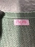Pink Lily Solid Green Pullover Sweater Size L - photo 4