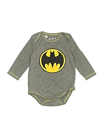 Justice League Long Sleeve Onesie (view 1)