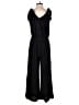Just Living Solid Black Jumpsuit Size M - photo 2