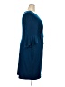 Connected Apparel Solid Blue Cocktail Dress Size 18 - photo 4